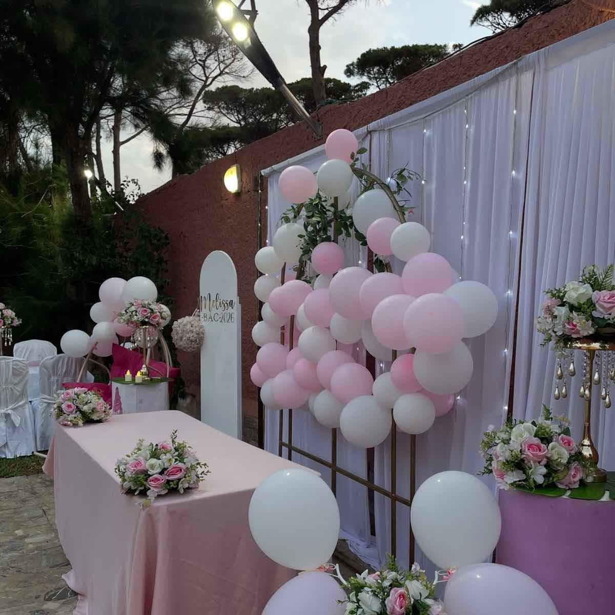 Ballons roses