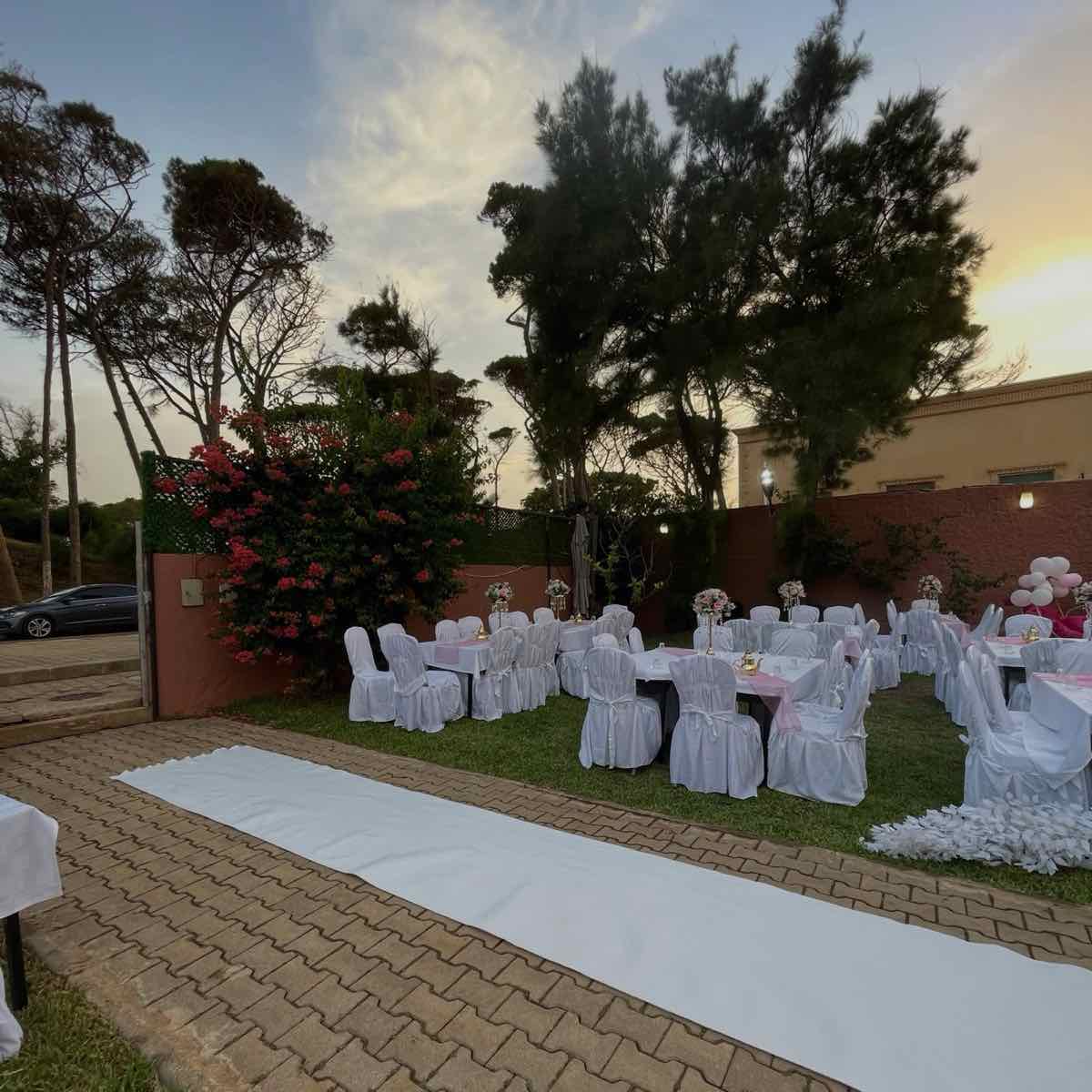 Jardin décoré