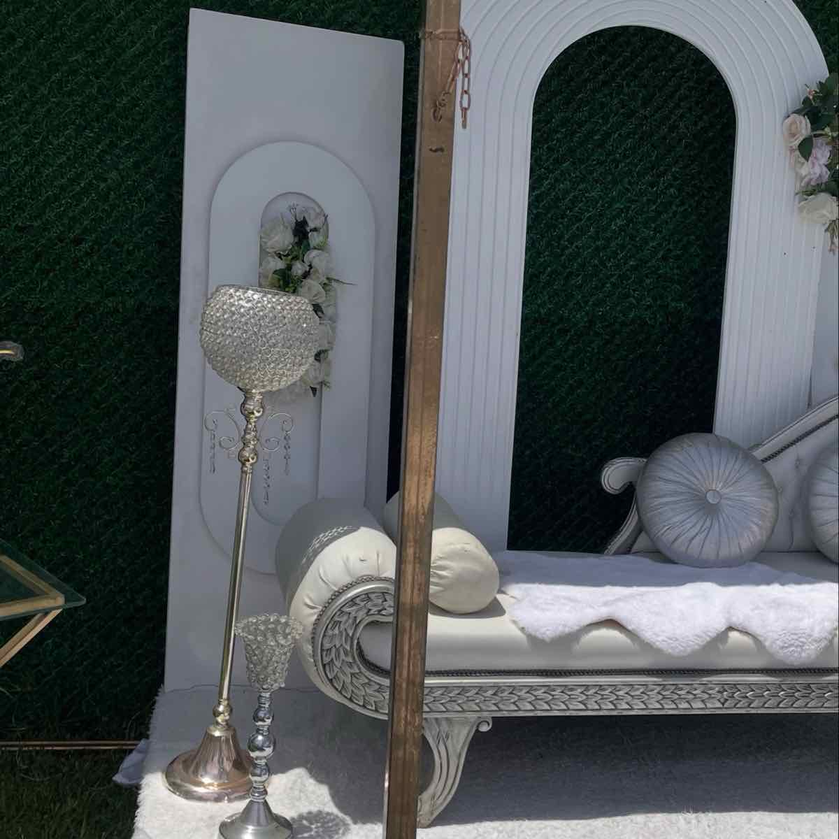Estrade décorée
