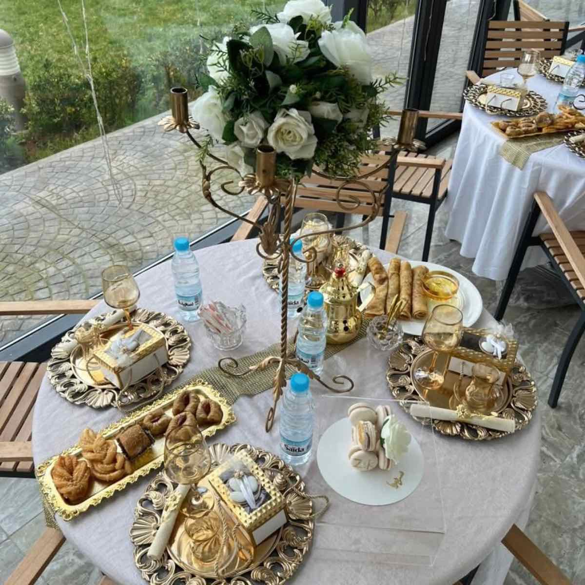 Art de la table doré